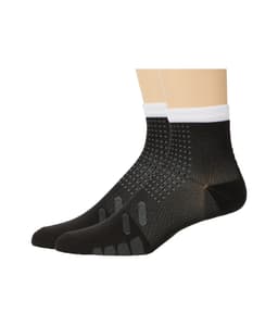 Eurosock Bike Quarter Compression 2-Pack — cor Preto