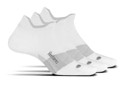 Feetures Merino 10 Cushion No Show Tab 3-Pair Pack — cor Branco