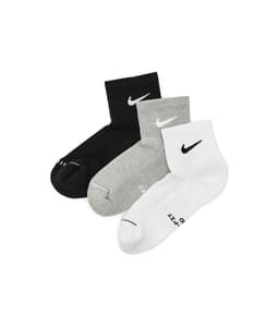 Nike Elevated Ankle (3-Pairs) — cor Prata