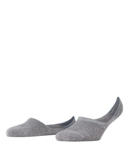 Falke Step High Cut No Show Socks — cor Cinza
