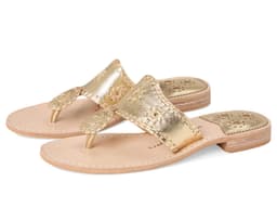 Jack Rogers Jacks Flat Sandal — cor Prata