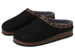 L.L.Bean Wool Slipper Clog — cor Preto