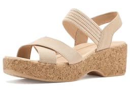 LifeStride Verity Slingback Sandals — cor Bege