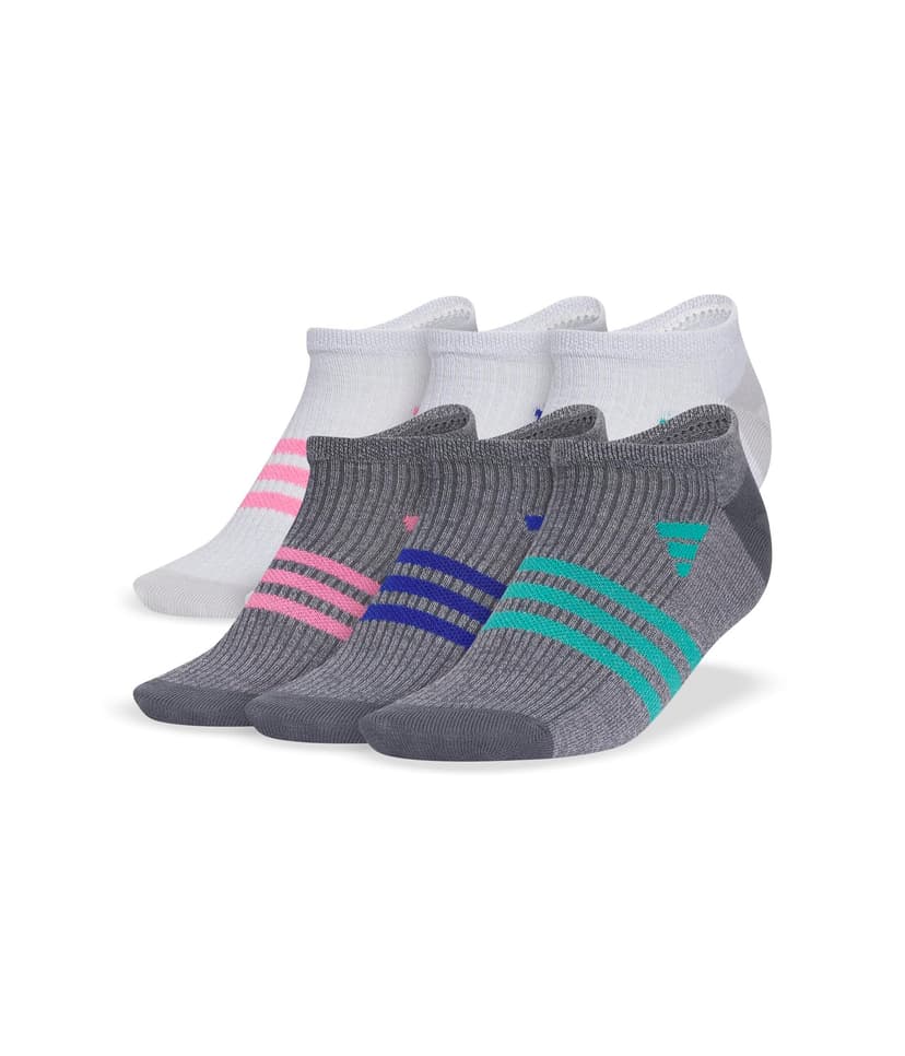 adidas Kids Superlite 3.0 6-Pack No Show Socks (Little Kid/Big Kid) — vista principal