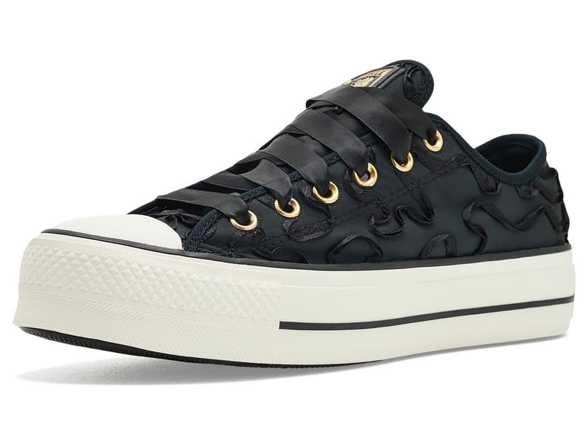 Converse Chuck Taylor All Star Lift Platform Ribbon Low Top Sneakers — vista principal